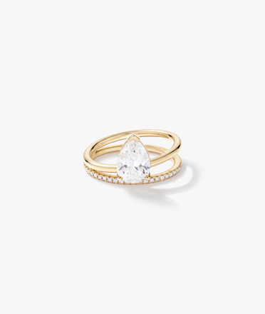 Solitaire Promise Ring with a 5.0 Carat Natural Diamond