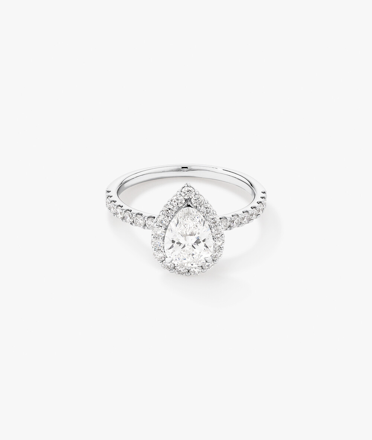 Halo with a 3.0 Carat Lab-Grown Diamond